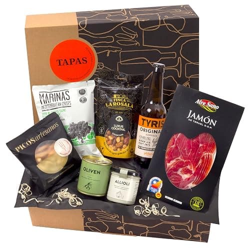 Präsentkorb Tapas, gefüllt