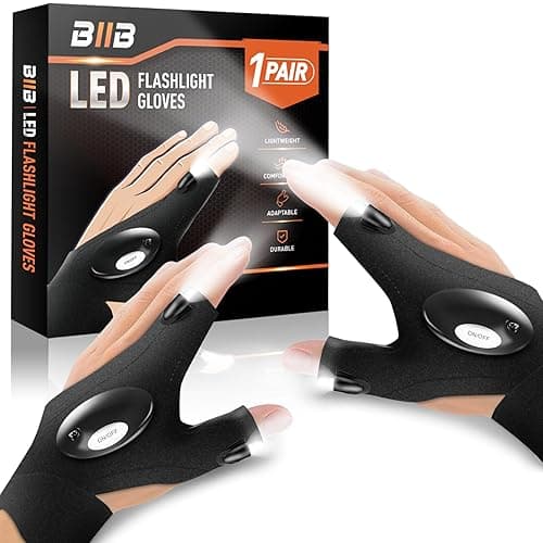 Anglerhandschuhe mit LED-Licht